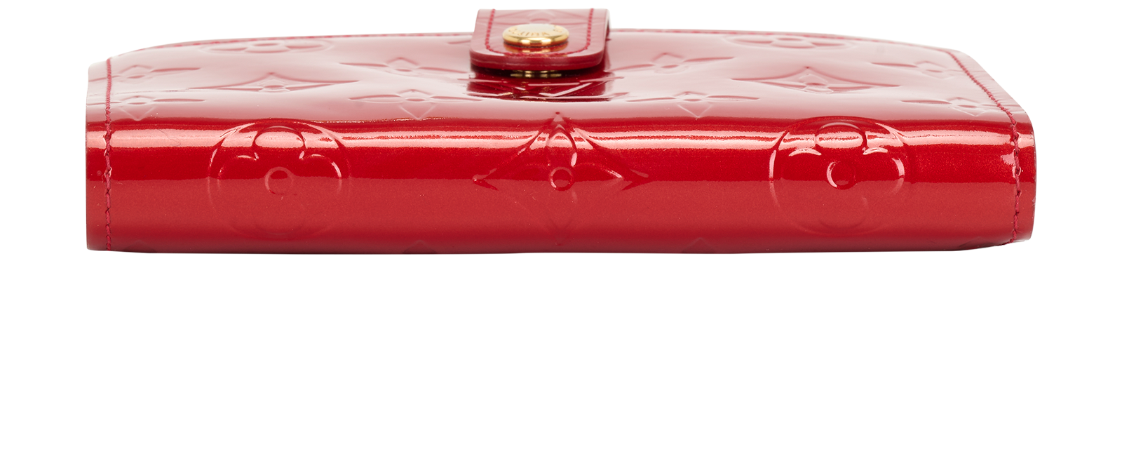 Louis Vuitton Pomme D'Amour French Wallet, &pound;220, Accessories, Red, Patent Leather, Top view